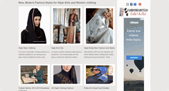 Desktop Screenshot of fashionhijabstyles.com